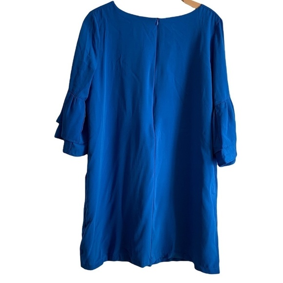 Belongsci Royal Blue Arm Ruffle Dress Size XL/2 - Picture 3 of 17